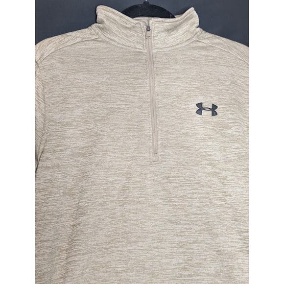 UNDER ARMOUR Mens Medium Coldgear Loose fit Gold cream Jacket Outdoorsy casual - Picture 4 of 6